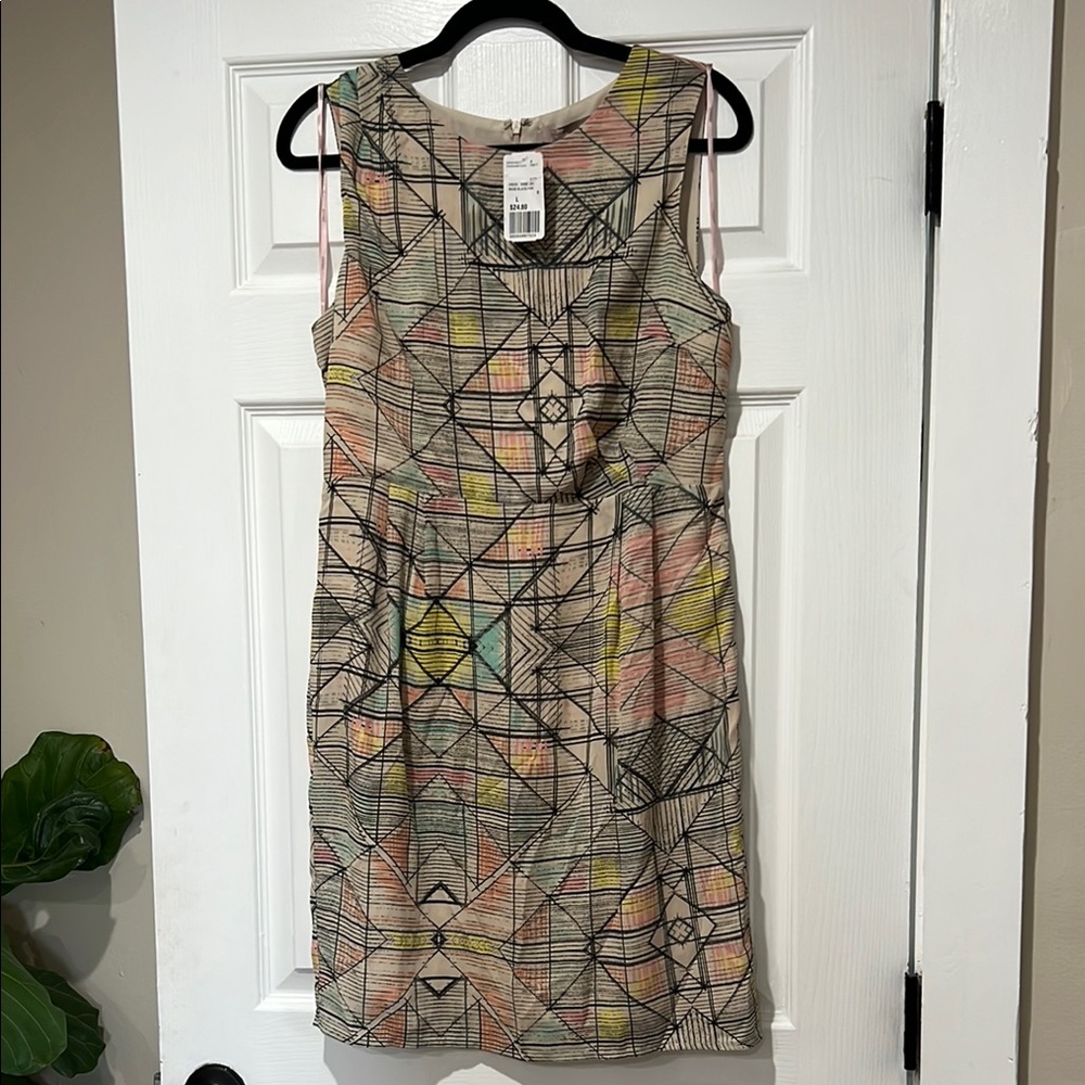 Forever 21 Tan Brown Sheath Midi Dress